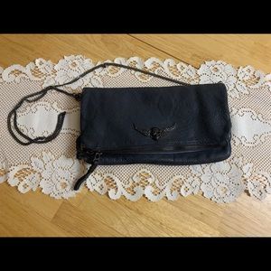 Black Zadig & Voltaire Rock Clutch/Crossbody Bag